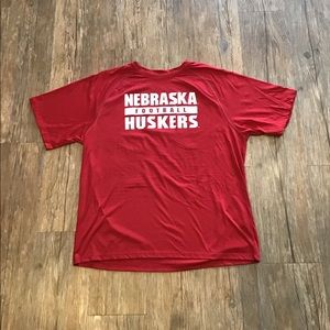 New Nebraska Football XL adidas Climalite Tee